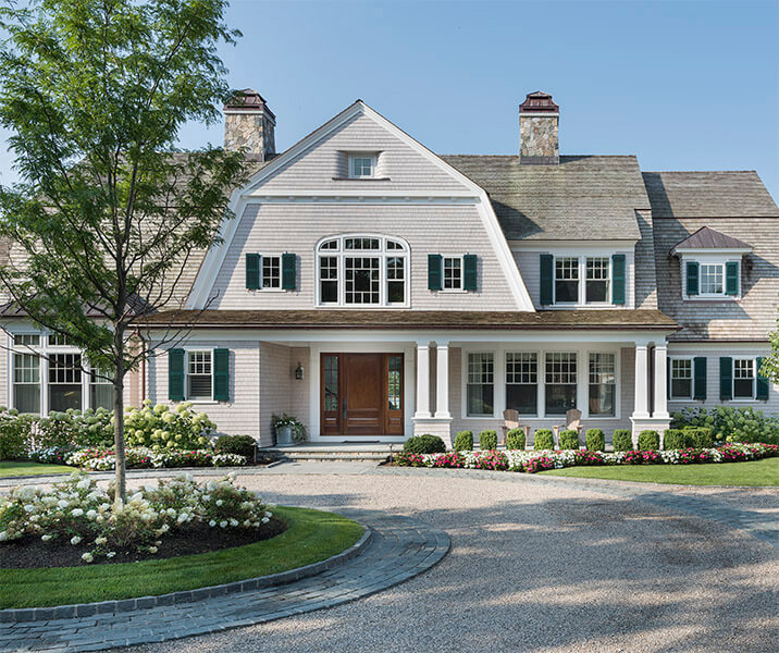 Home exterior with premium windows and entry door
