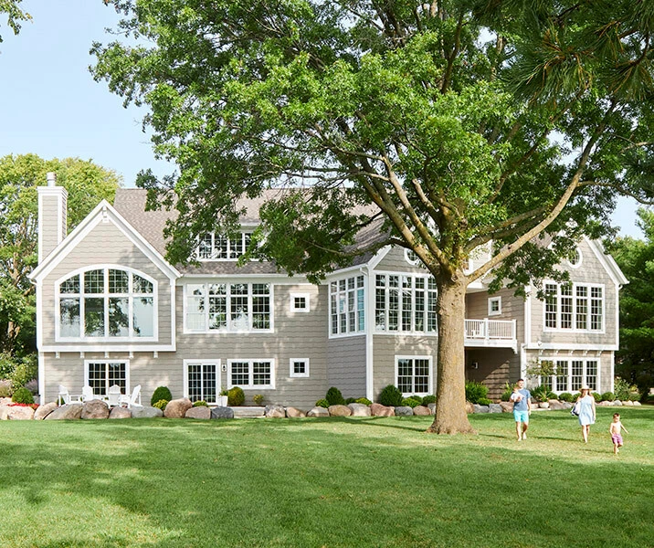 Premium window installation on luxury Michigan home